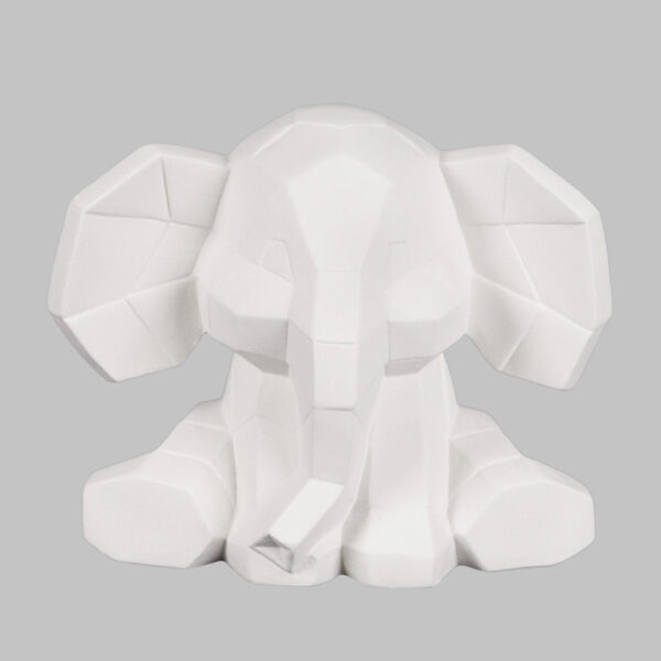 Elephant Facetini (Bisque)